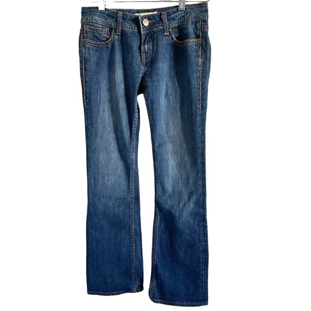 Vigoss Jeans Women's 5/6 Blue Jeans Fit Boot Cut Denim Pants Size 5/6 28 (29x30)